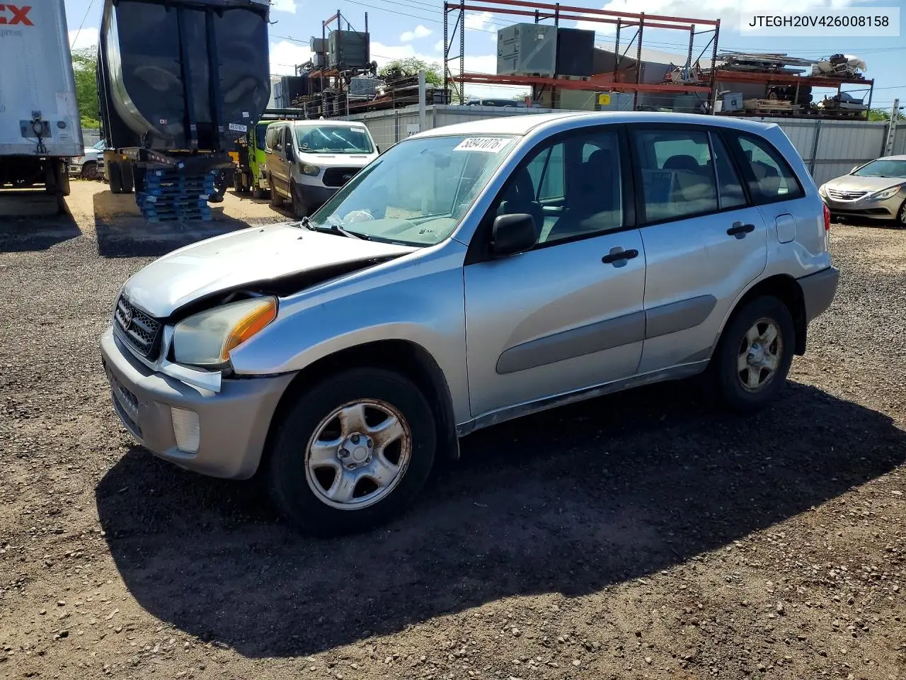 2002 Toyota Rav4 Base VIN: JTEGH20V426008158 Lot: 58941076