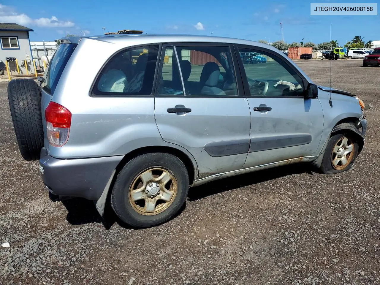 2002 Toyota Rav4 Base VIN: JTEGH20V426008158 Lot: 58941076