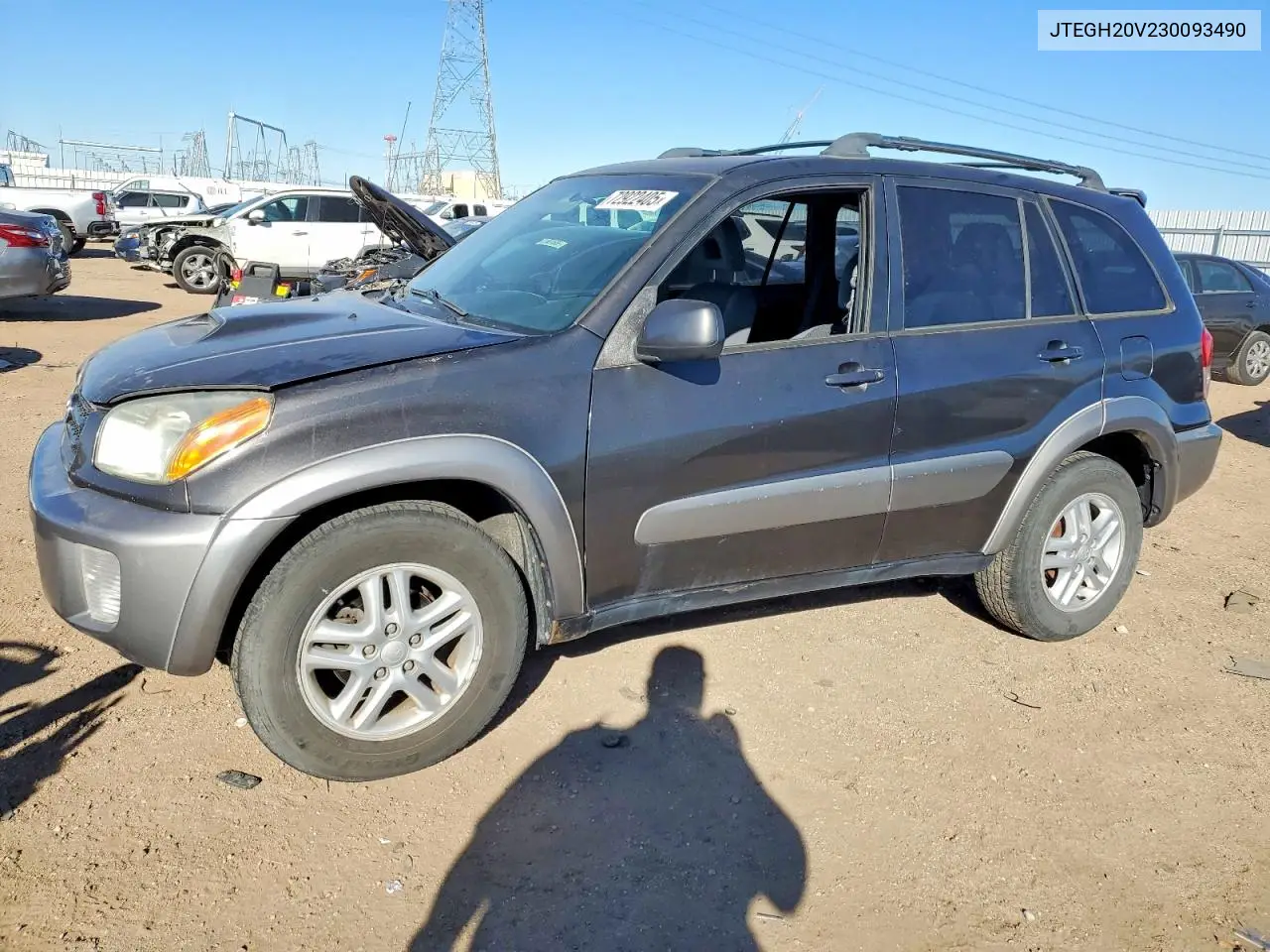 2003 Toyota Rav4 Base VIN: JTEGH20V230093490 Lot: 72922405