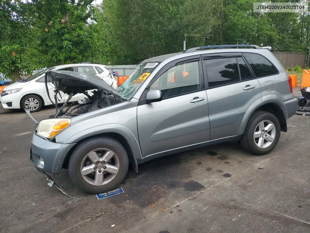 2004 Toyota Rav4 Base VIN: JTEHD20V340025104 Lot: 61619336