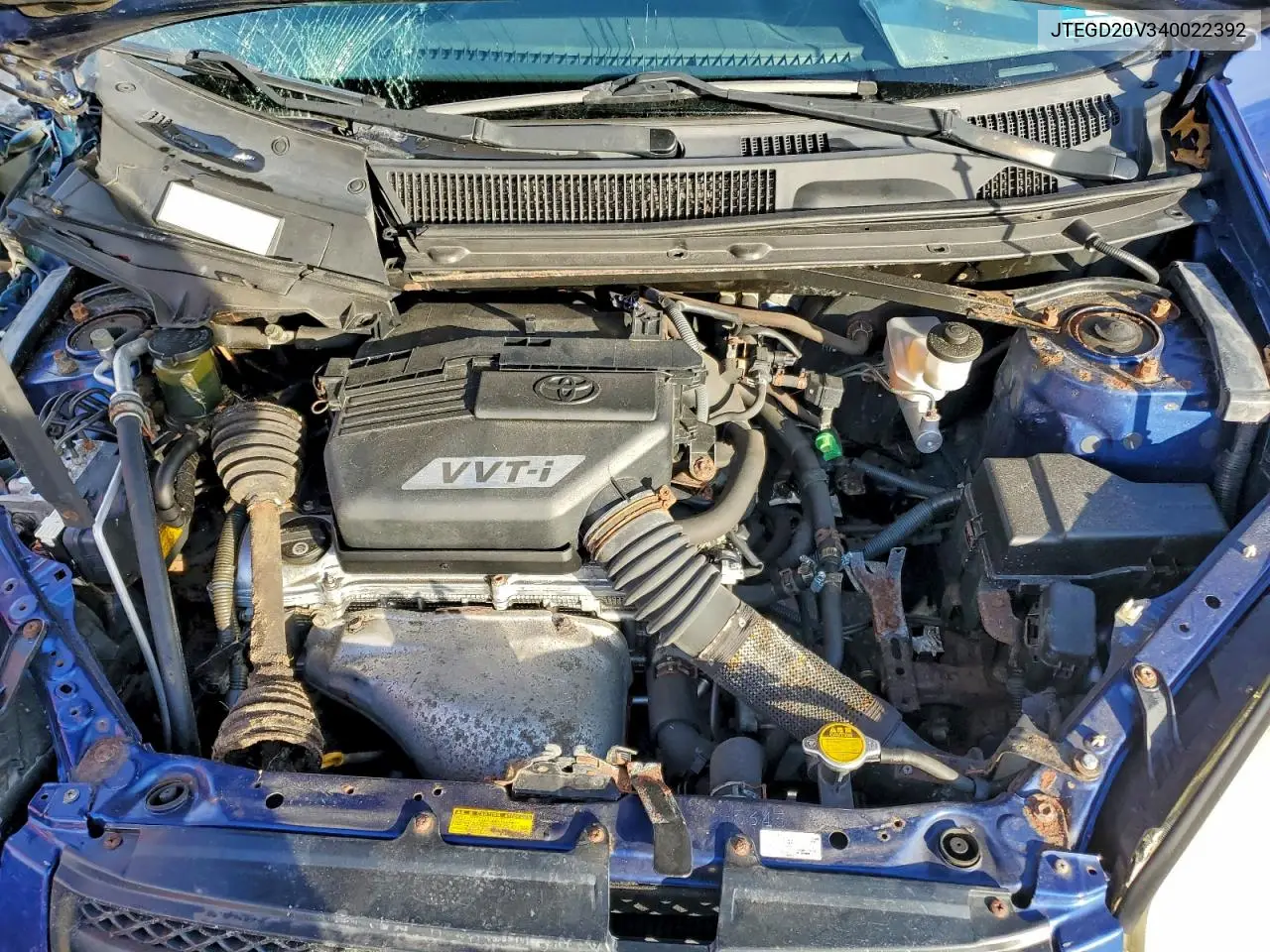 JTEGD20V340022392 2004 Toyota Rav4