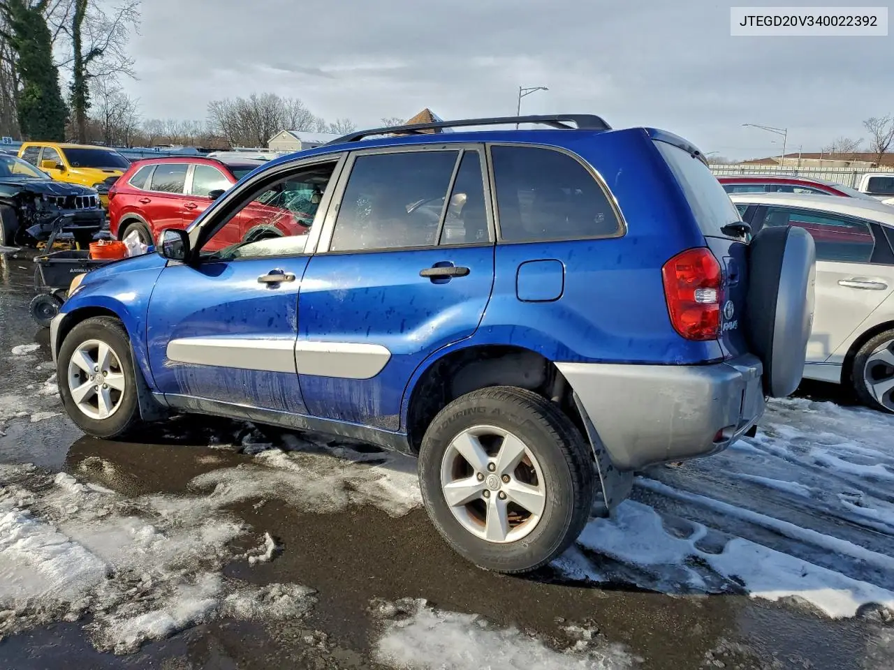 JTEGD20V340022392 2004 Toyota Rav4