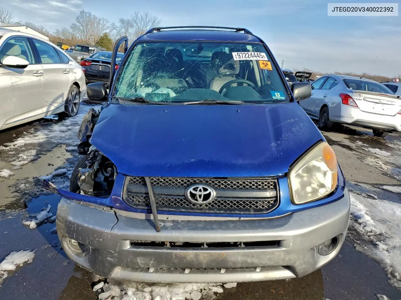 JTEGD20V340022392 2004 Toyota Rav4