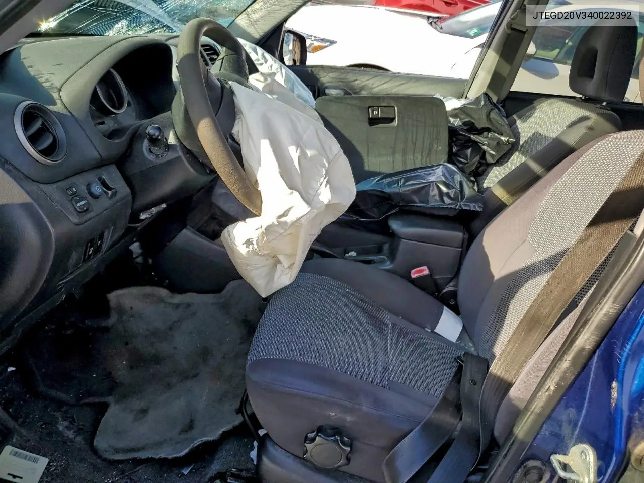 JTEGD20V340022392 2004 Toyota Rav4