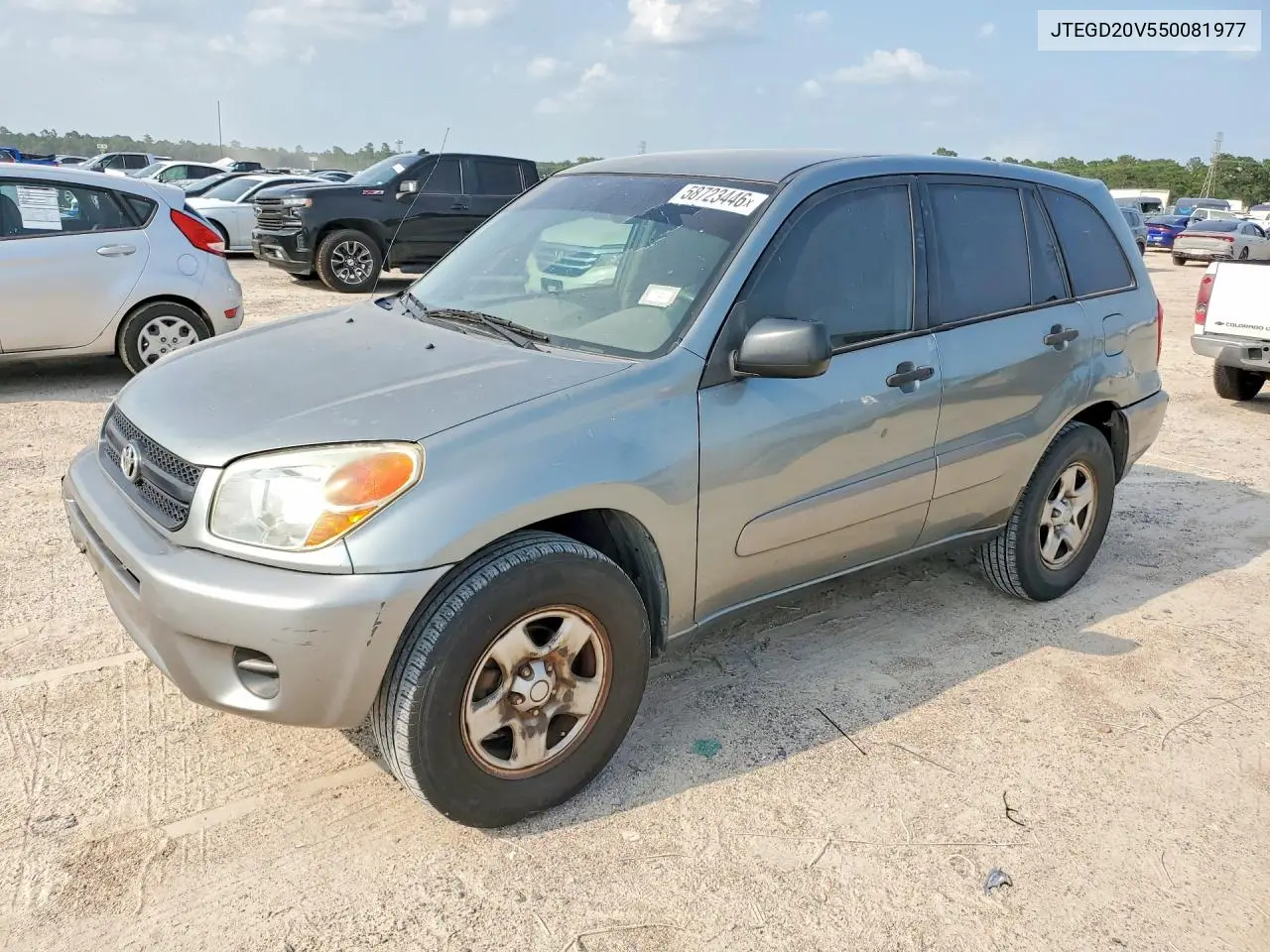 2005 Toyota Rav4 Base VIN: JTEGD20V550081977 Lot: 58723446