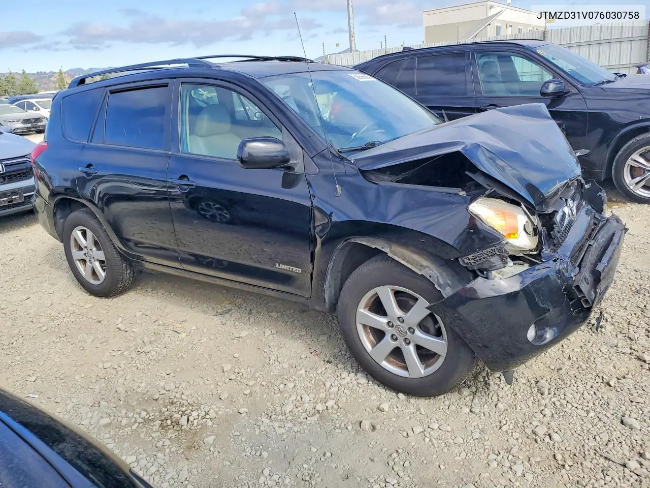 2007 Toyota Rav4 Limited VIN: JTMZD31V076030758 Lot: 58965686
