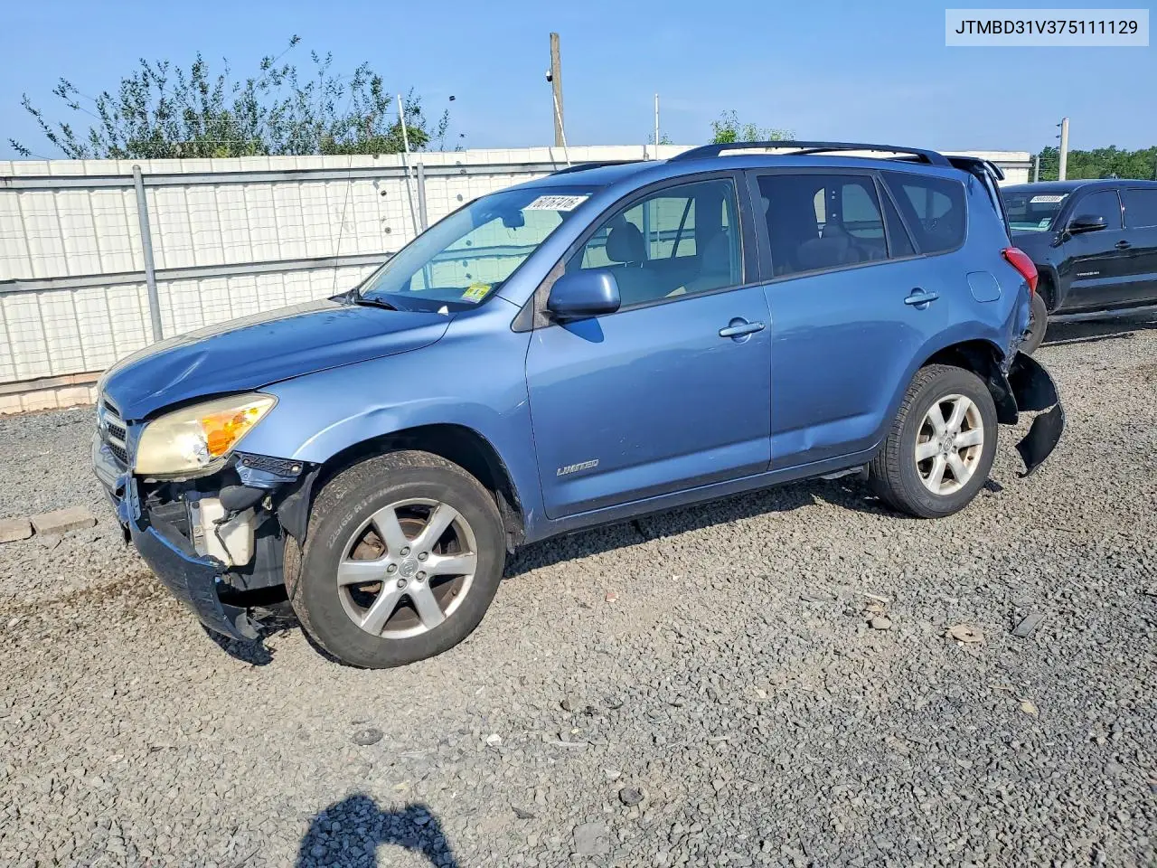 2007 Toyota Rav4 Limited VIN: JTMBD31V375111129 Lot: 60767416