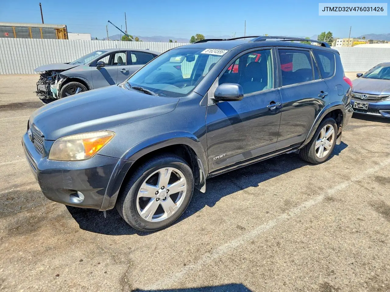 2007 Toyota Rav4 Sport VIN: JTMZD32V476031426 Lot: 61624586