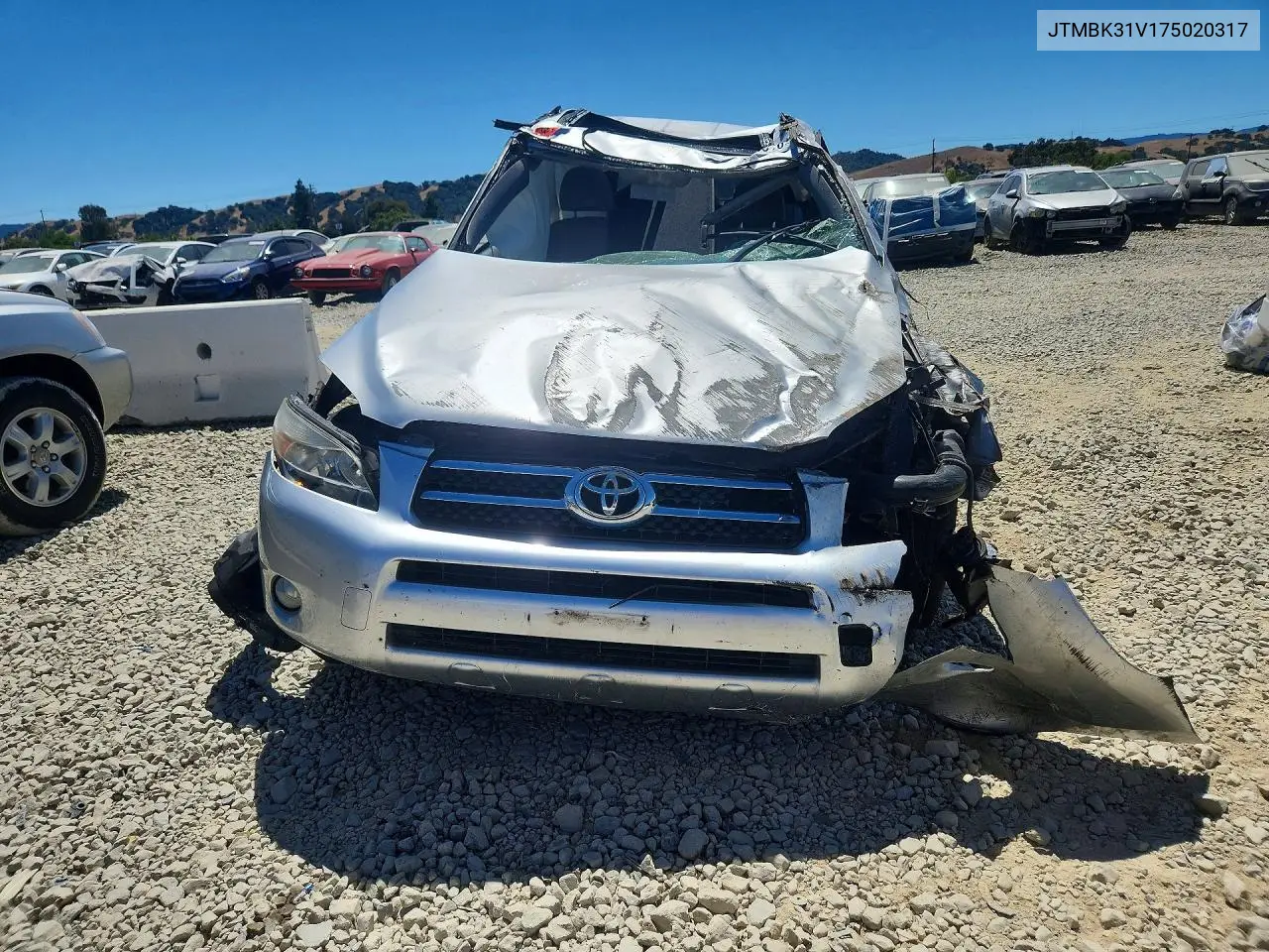 2007 Toyota Rav4 Limited VIN: JTMBK31V175020317 Lot: 61643316