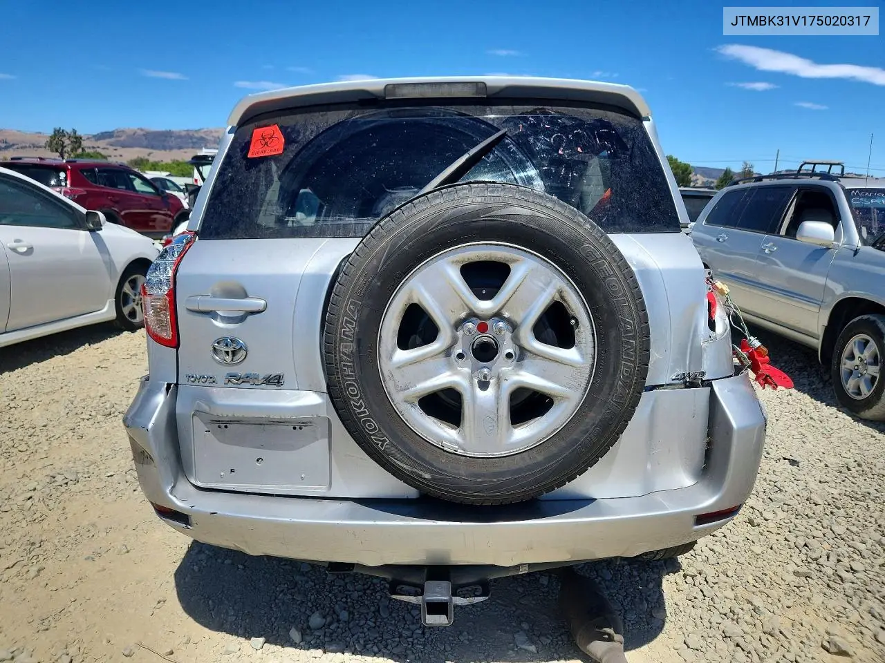 2007 Toyota Rav4 Limited VIN: JTMBK31V175020317 Lot: 61643316