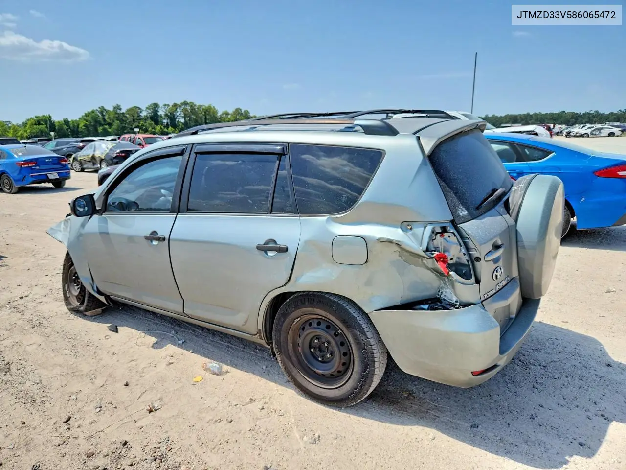 2008 Toyota Rav4 Base VIN: JTMZD33V586065472 Lot: 61066906
