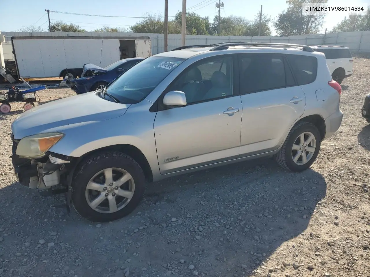JTMZK31V986014534 2008 Toyota Rav4 Limited