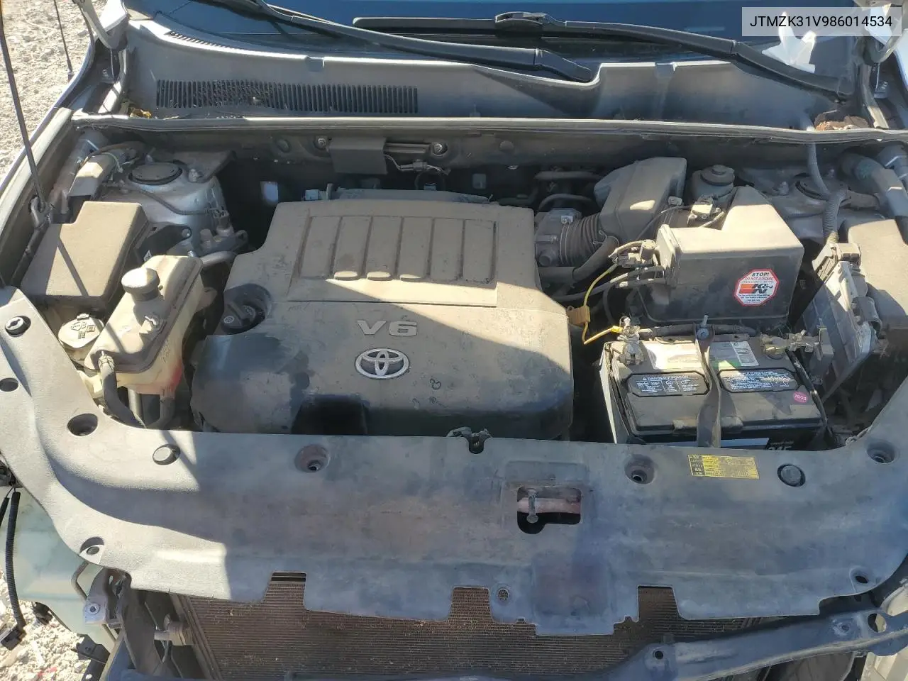 JTMZK31V986014534 2008 Toyota Rav4 Limited