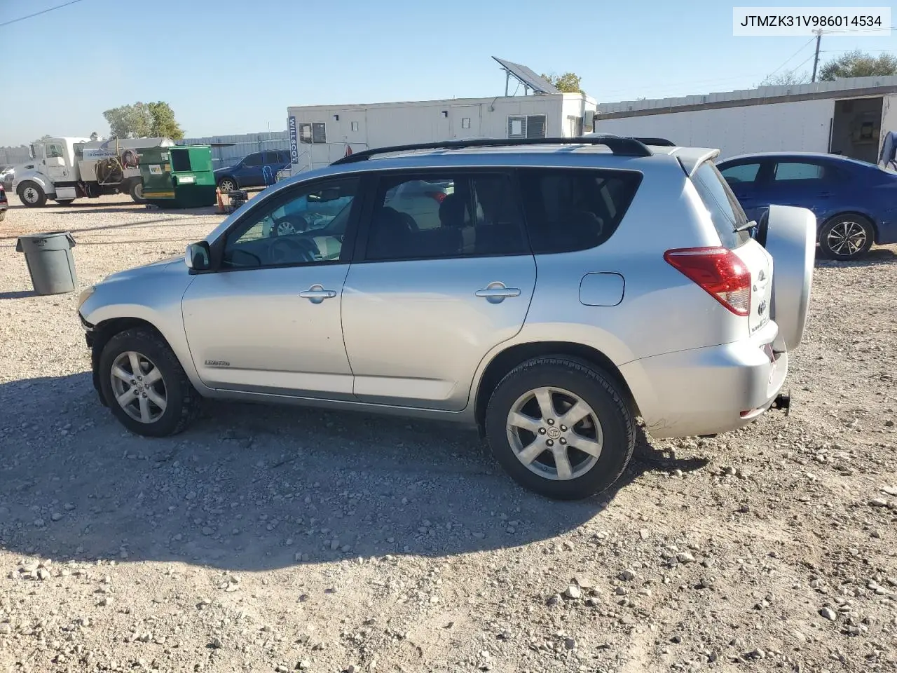 JTMZK31V986014534 2008 Toyota Rav4 Limited