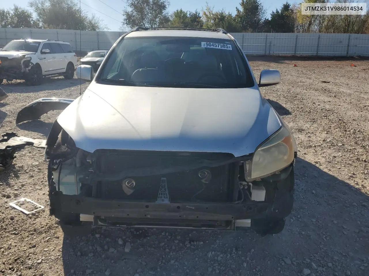 JTMZK31V986014534 2008 Toyota Rav4 Limited