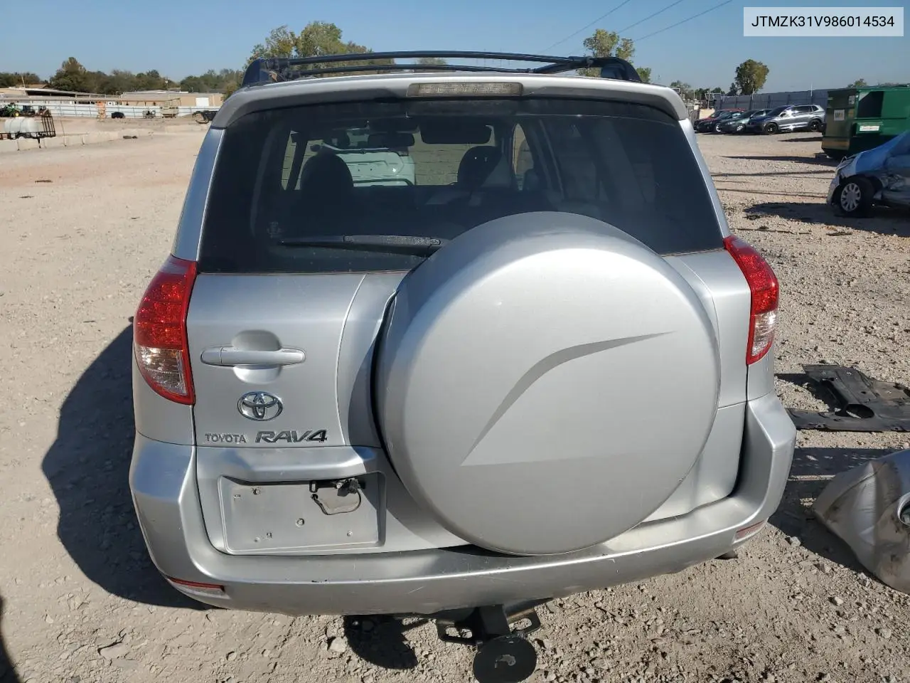JTMZK31V986014534 2008 Toyota Rav4 Limited