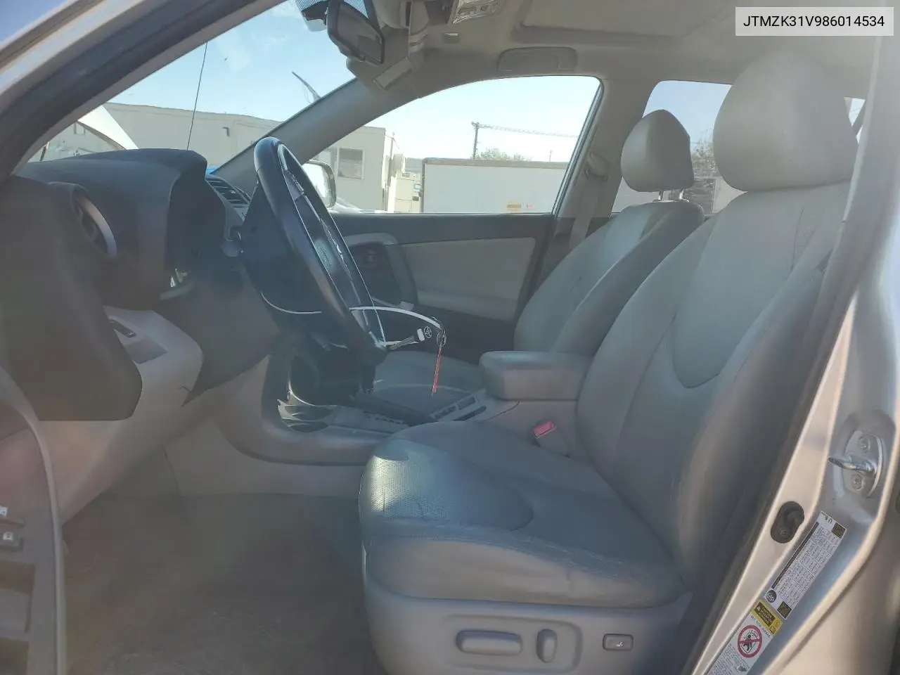 JTMZK31V986014534 2008 Toyota Rav4 Limited
