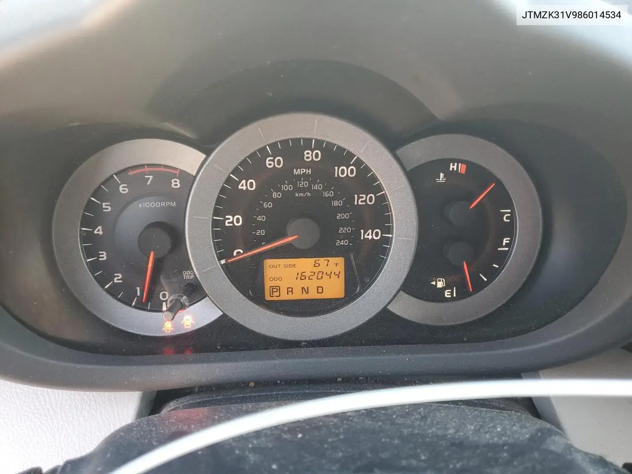 JTMZK31V986014534 2008 Toyota Rav4 Limited