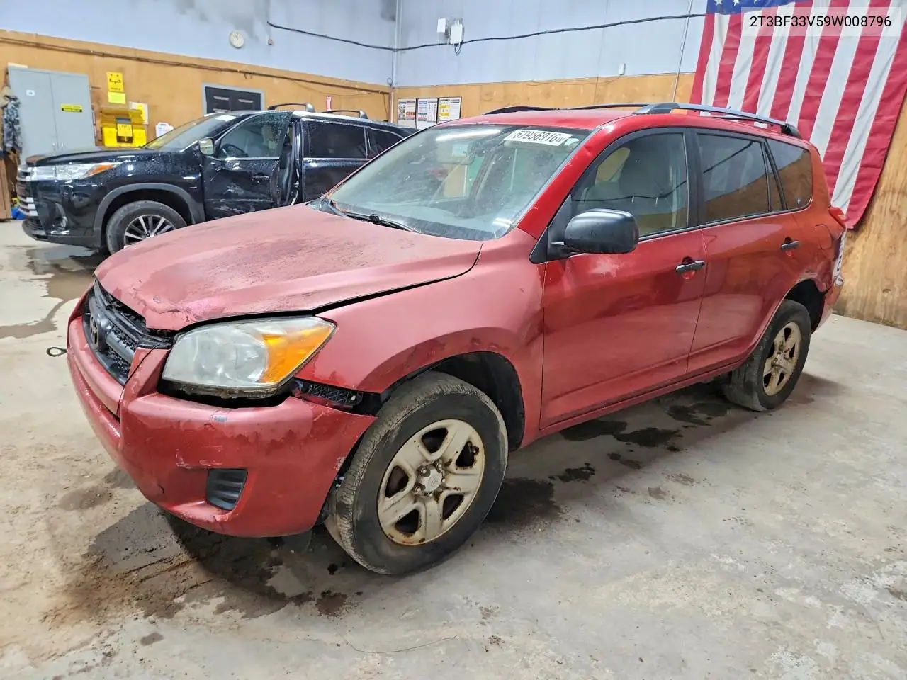 2009 Toyota Rav4 Base VIN: 2T3BF33V59W008796 Lot: 57956916
