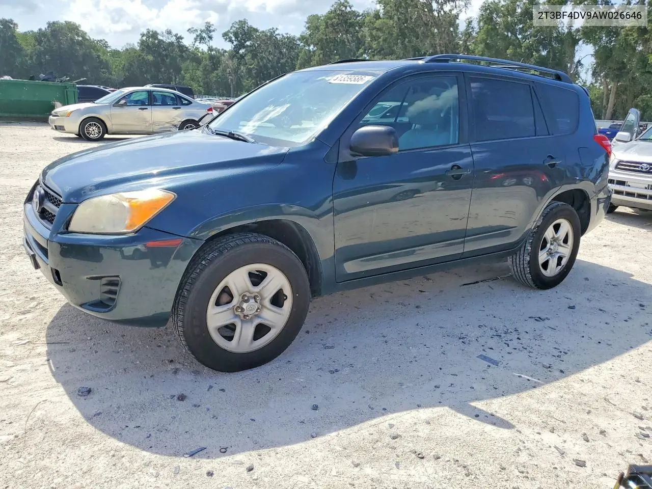 2010 Toyota Rav4 Base VIN: 2T3BF4DV9AW026646 Lot: 61359586