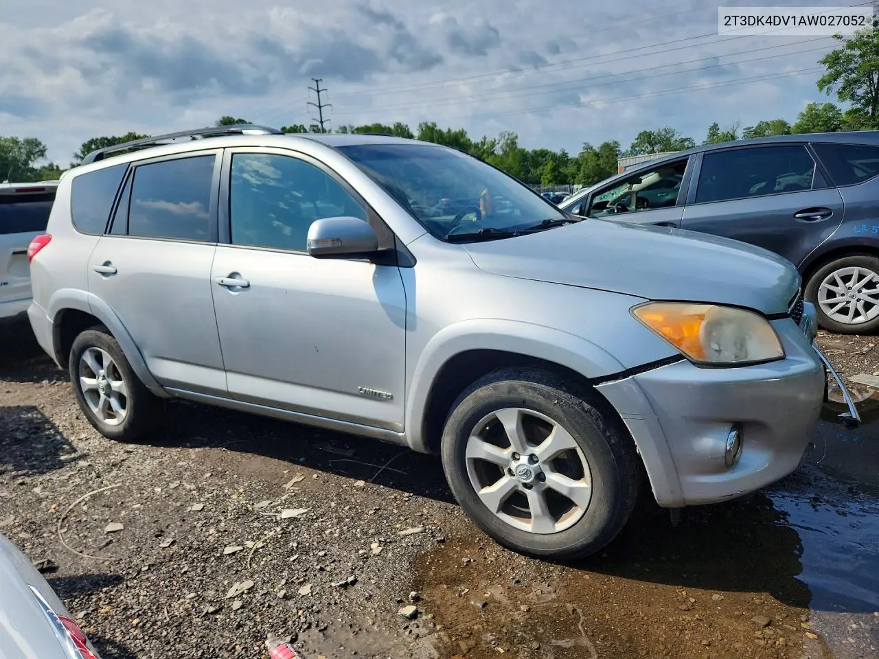 2010 Toyota Rav4 Limited VIN: 2T3DK4DV1AW027052 Lot: 61697126