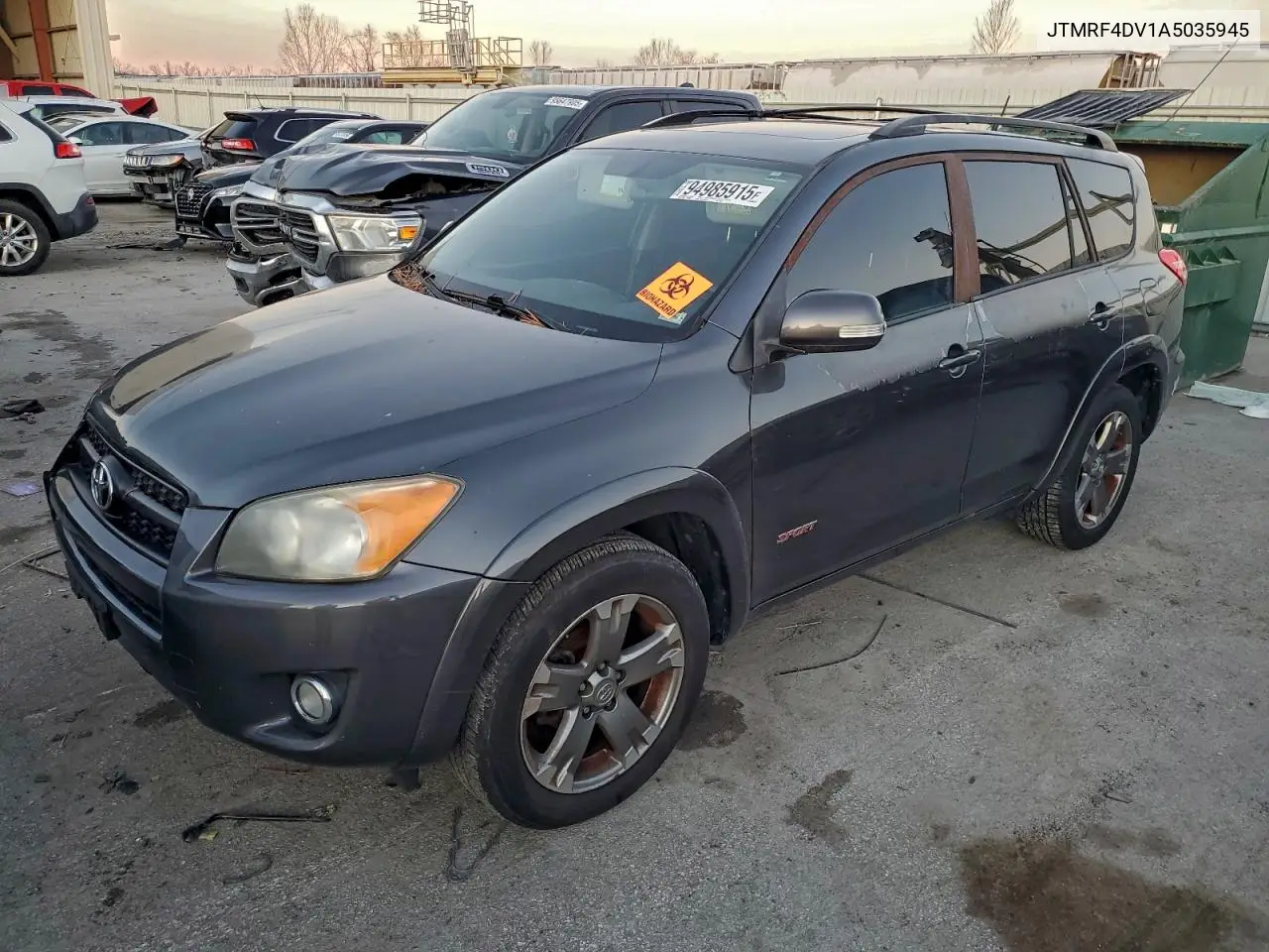 JTMRF4DV1A5035945 2010 Toyota Rav4 Sport