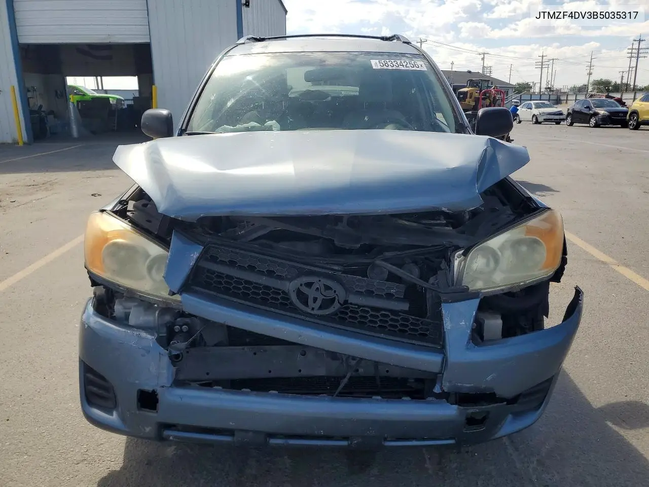 2011 Toyota Rav4 Base VIN: JTMZF4DV3B5035317 Lot: 58334256