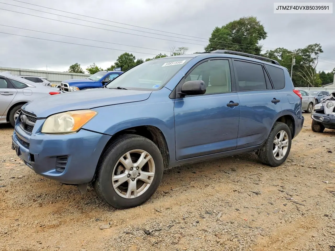 2011 Toyota Rav4 Base VIN: JTMZF4DVXB5039591 Lot: 59851556