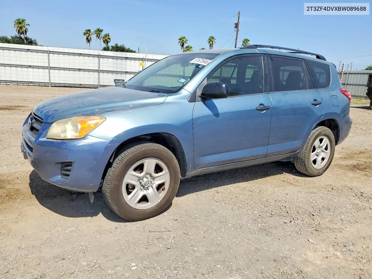 2011 Toyota Rav4 Base VIN: 2T3ZF4DVXBW089688 Lot: 61678946