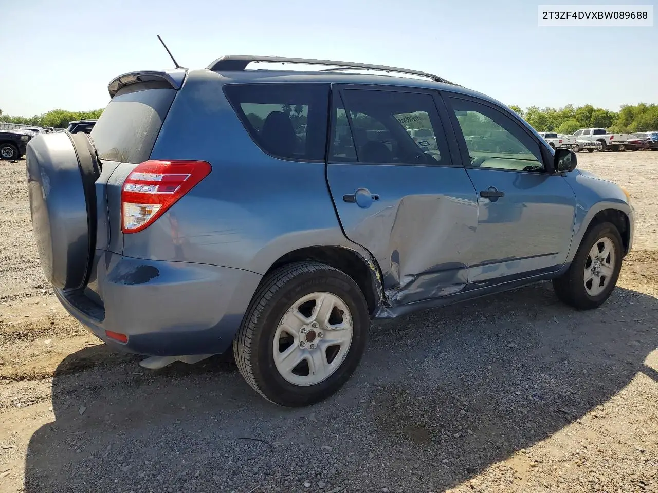 2011 Toyota Rav4 Base VIN: 2T3ZF4DVXBW089688 Lot: 61678946