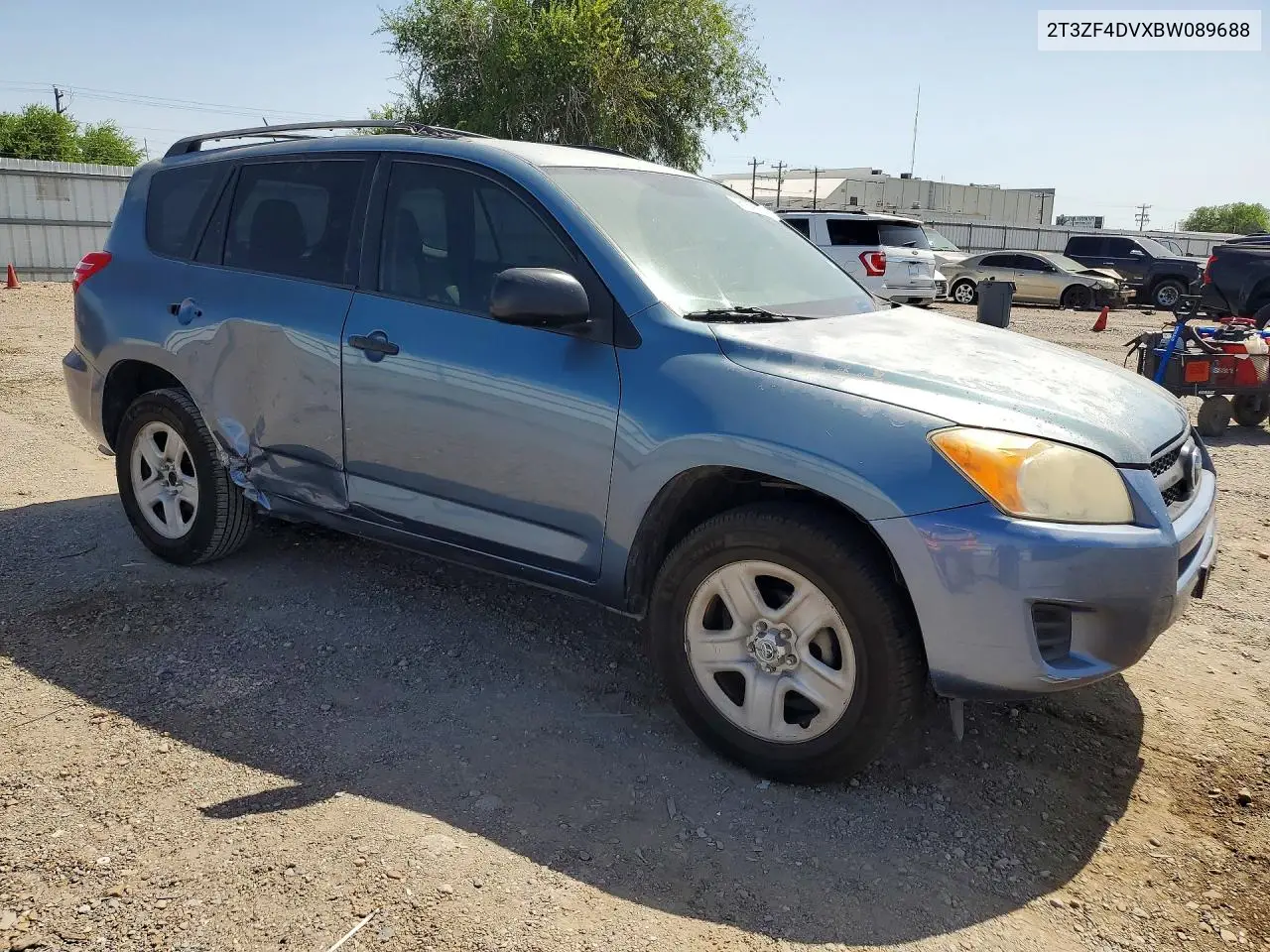 2011 Toyota Rav4 Base VIN: 2T3ZF4DVXBW089688 Lot: 61678946