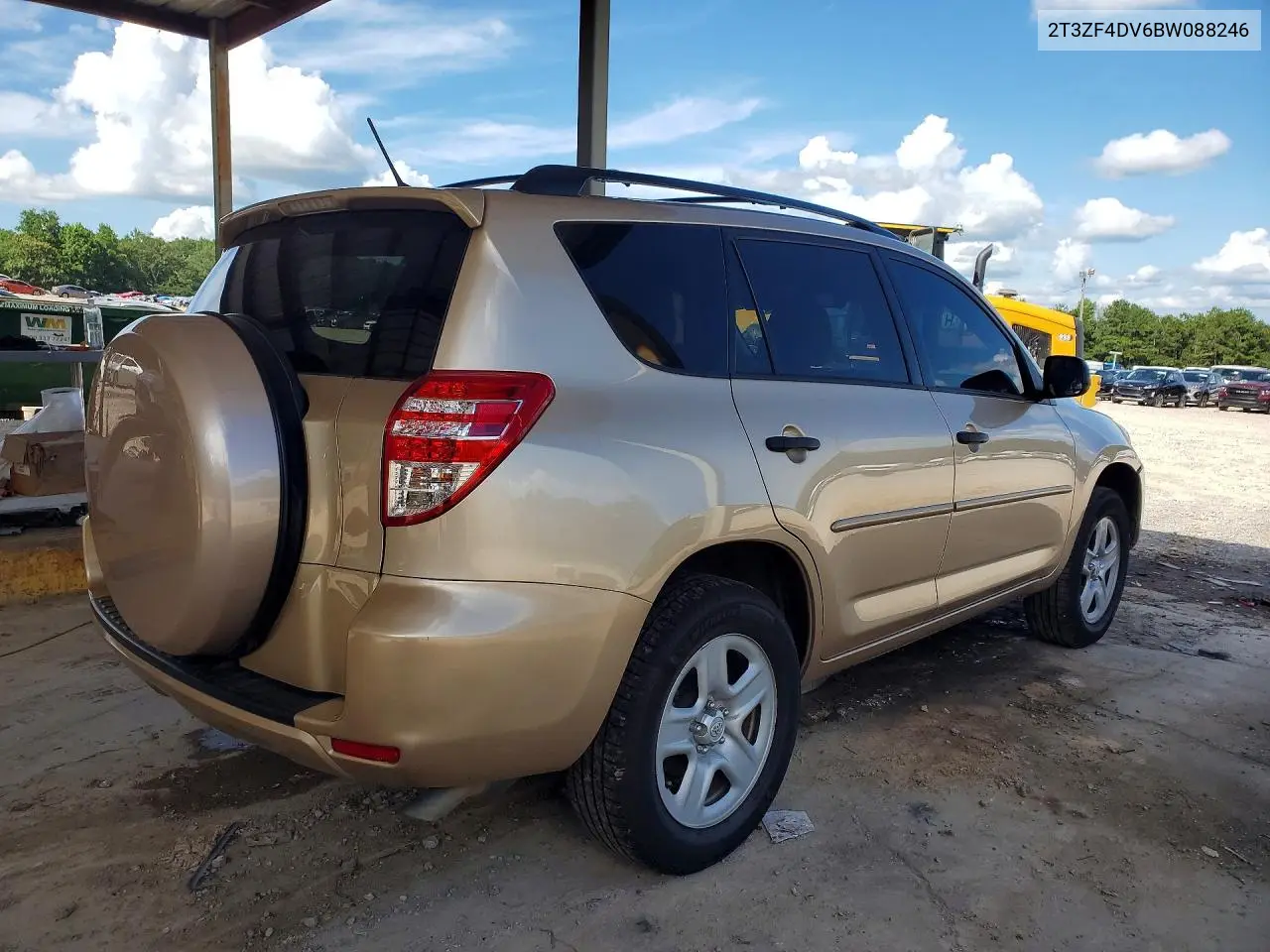 2011 Toyota Rav4 Base VIN: 2T3ZF4DV6BW088246 Lot: 61705866