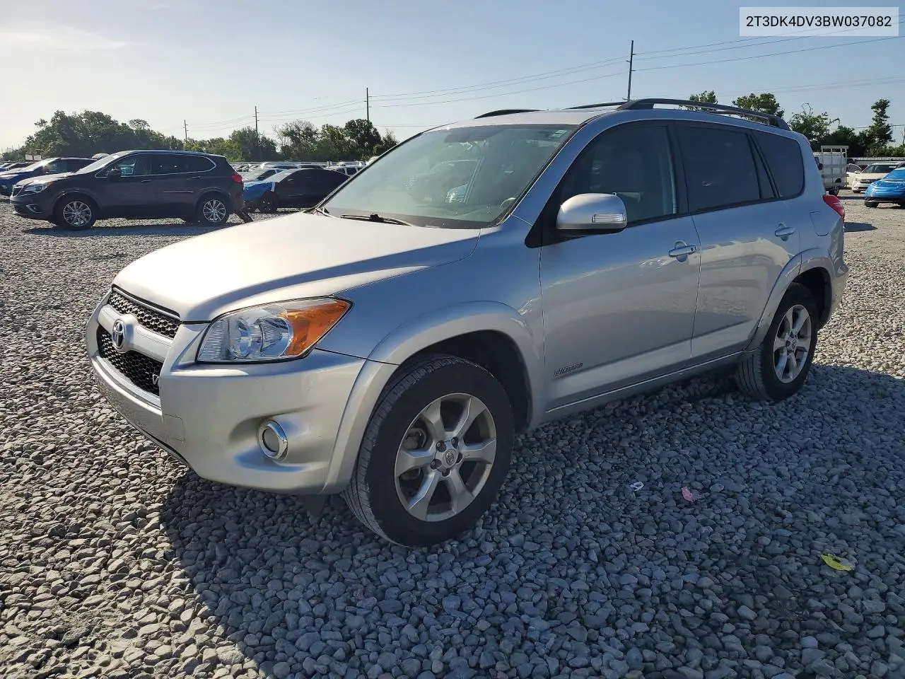 2011 Toyota Rav4 Limited VIN: 2T3DK4DV3BW037082 Lot: 62278696