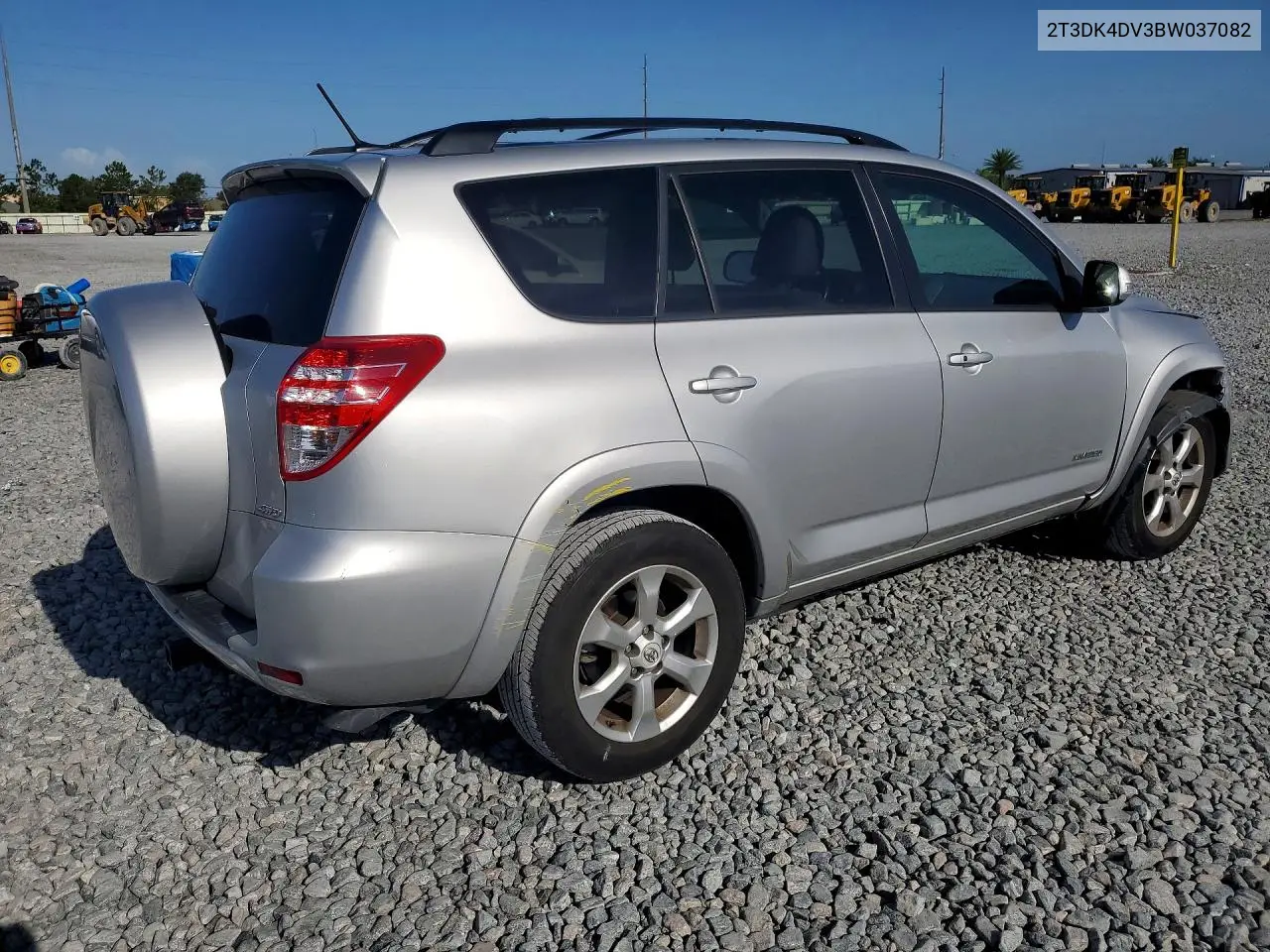 2011 Toyota Rav4 Limited VIN: 2T3DK4DV3BW037082 Lot: 62278696