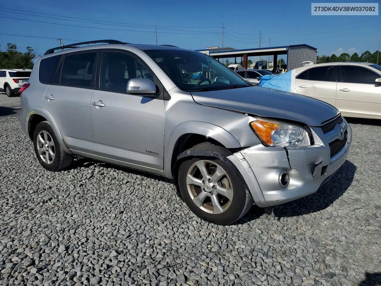 2011 Toyota Rav4 Limited VIN: 2T3DK4DV3BW037082 Lot: 62278696