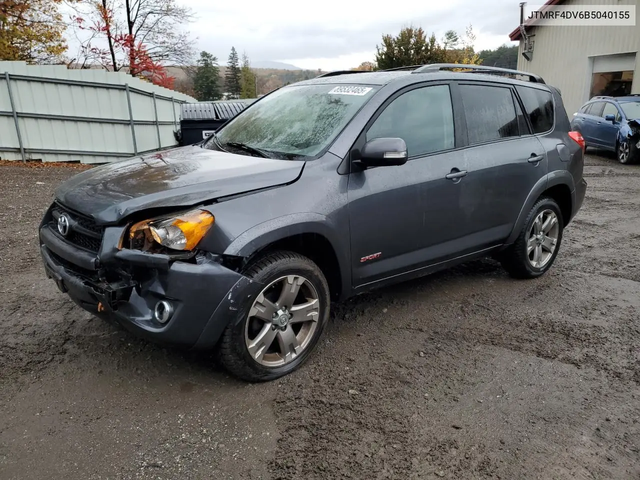 JTMRF4DV6B5040155 2011 Toyota Rav4 Sport