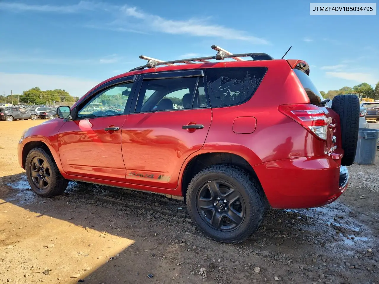 JTMZF4DV1B5034795 2011 Toyota Rav4 Base