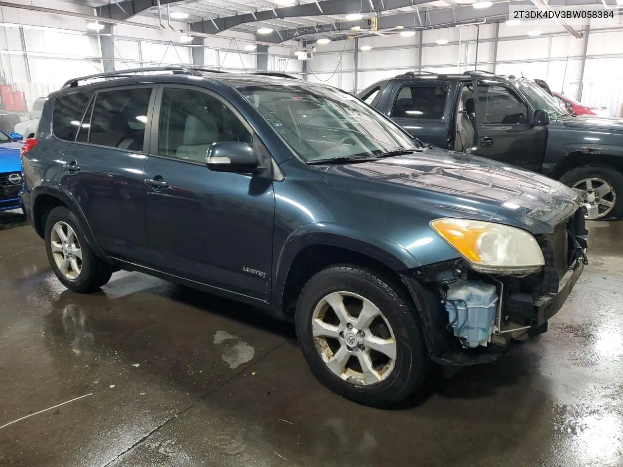 2T3DK4DV3BW058384 2011 Toyota Rav4 Limited