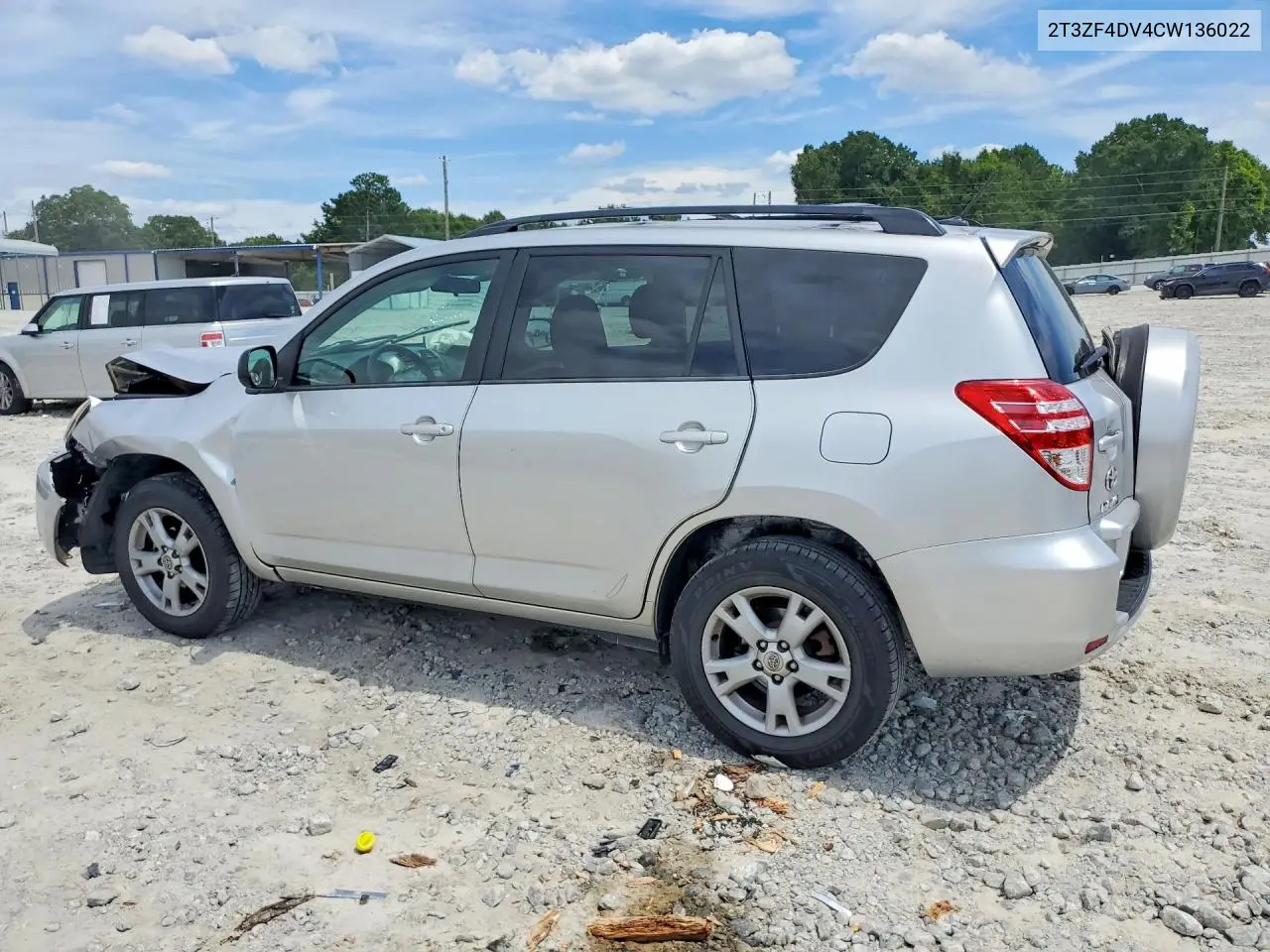 2012 Toyota Rav4 Base VIN: 2T3ZF4DV4CW136022 Lot: 58654616