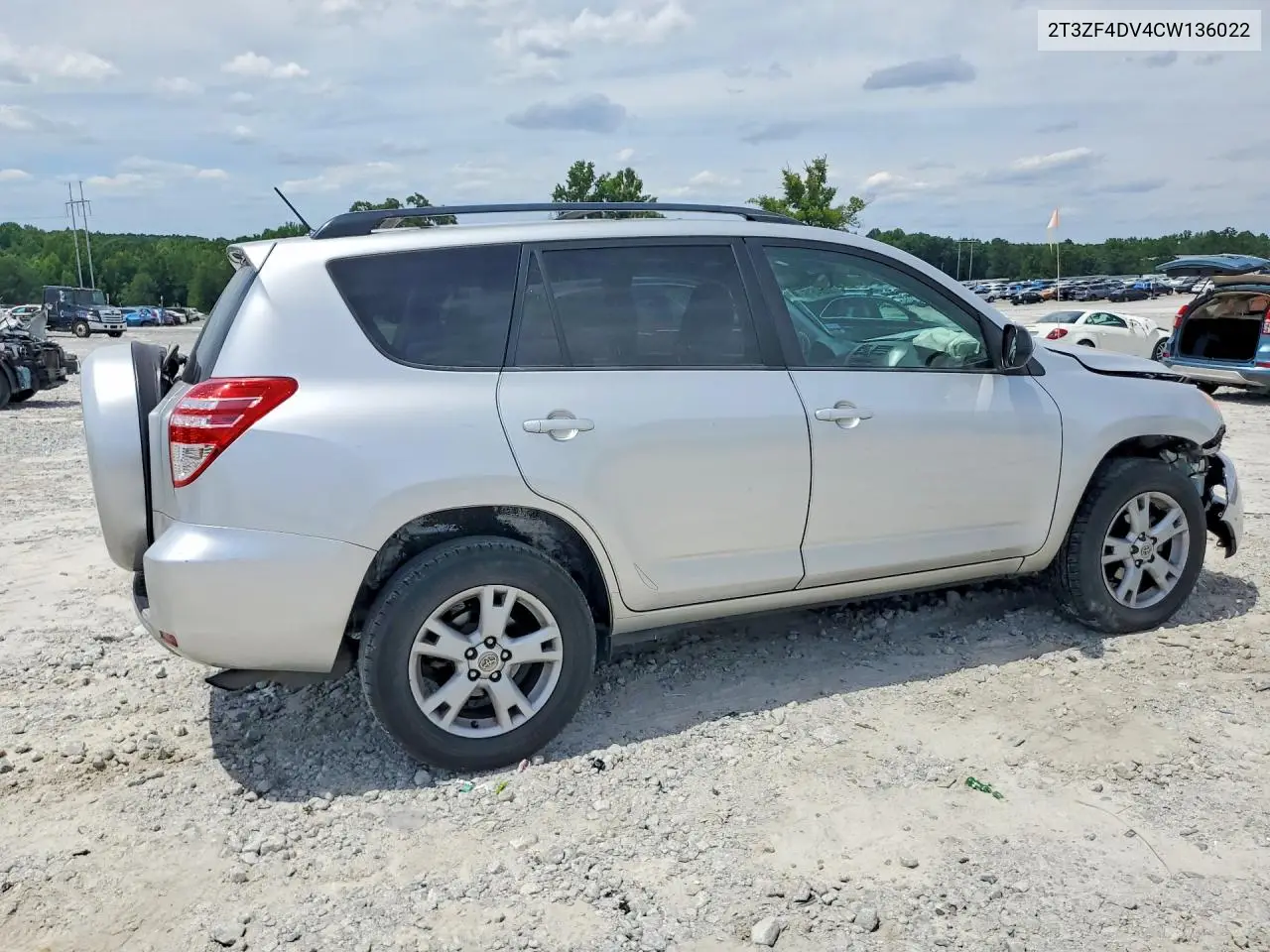2012 Toyota Rav4 Base VIN: 2T3ZF4DV4CW136022 Lot: 58654616