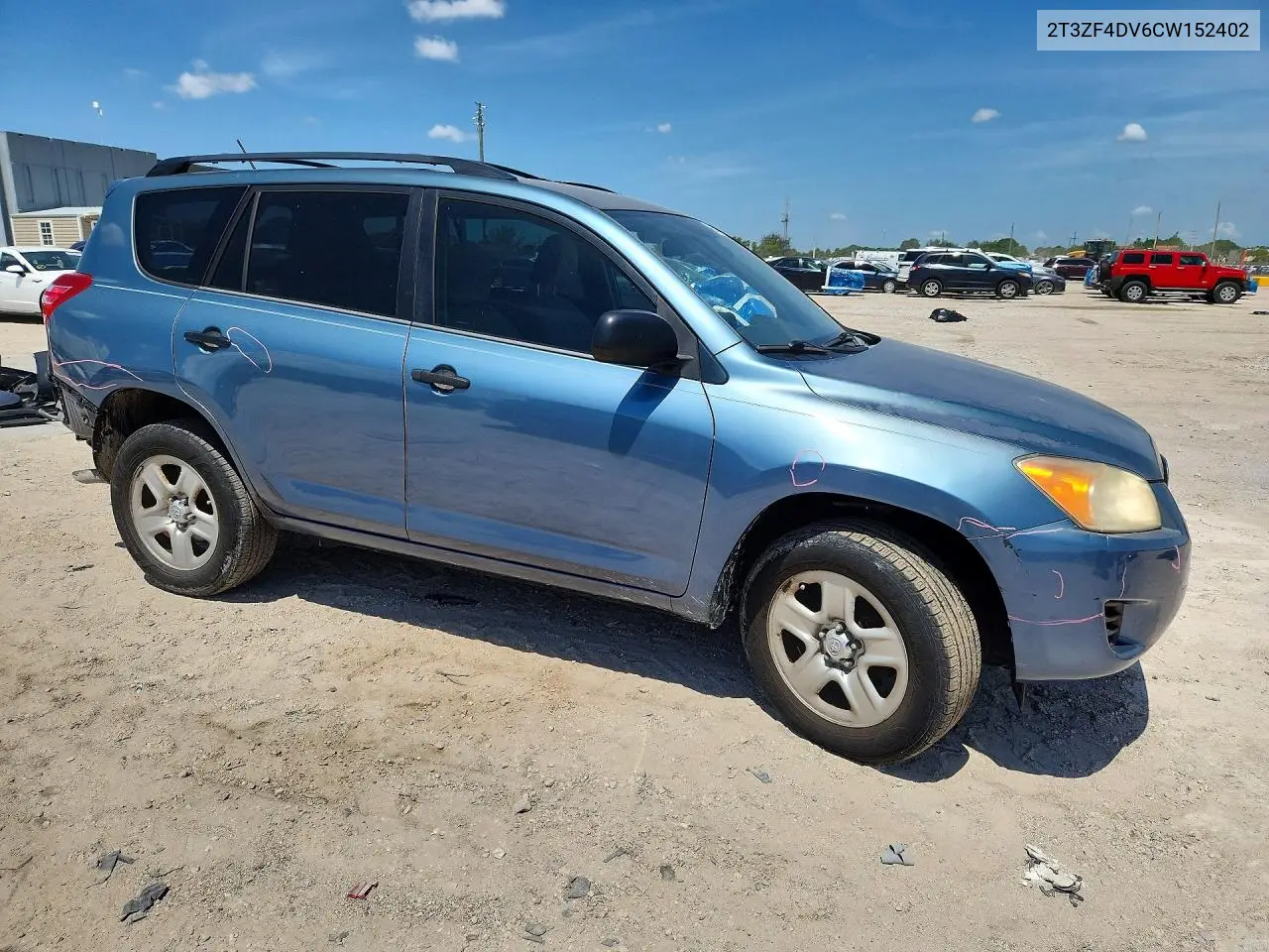 2012 Toyota Rav4 Base VIN: 2T3ZF4DV6CW152402 Lot: 58971576