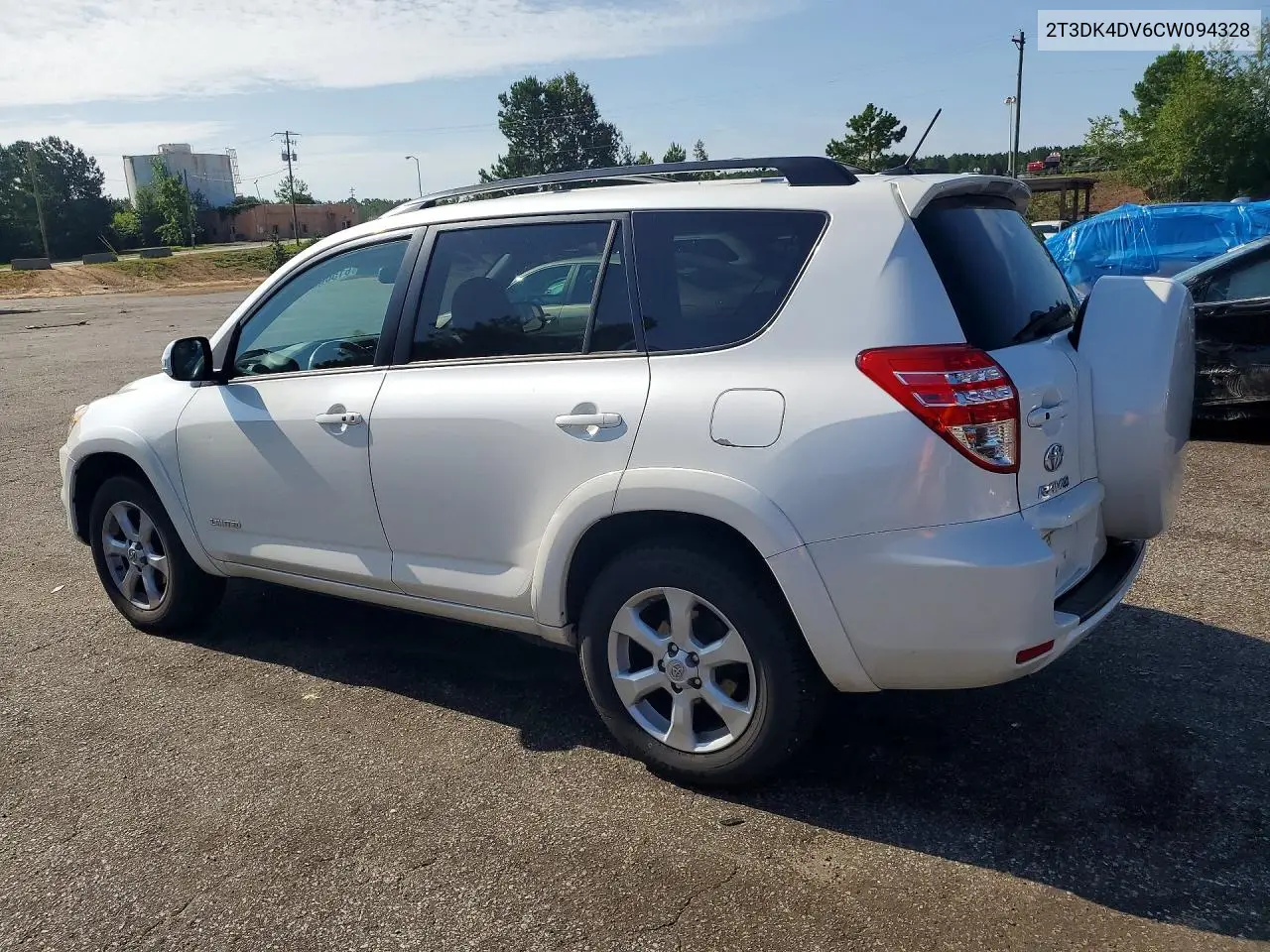 2012 Toyota Rav4 Limited VIN: 2T3DK4DV6CW094328 Lot: 61508996