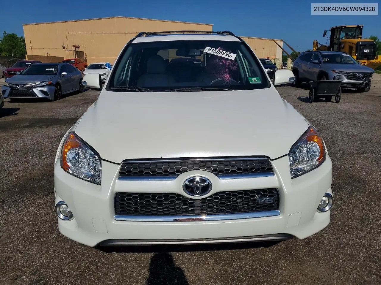 2012 Toyota Rav4 Limited VIN: 2T3DK4DV6CW094328 Lot: 61508996