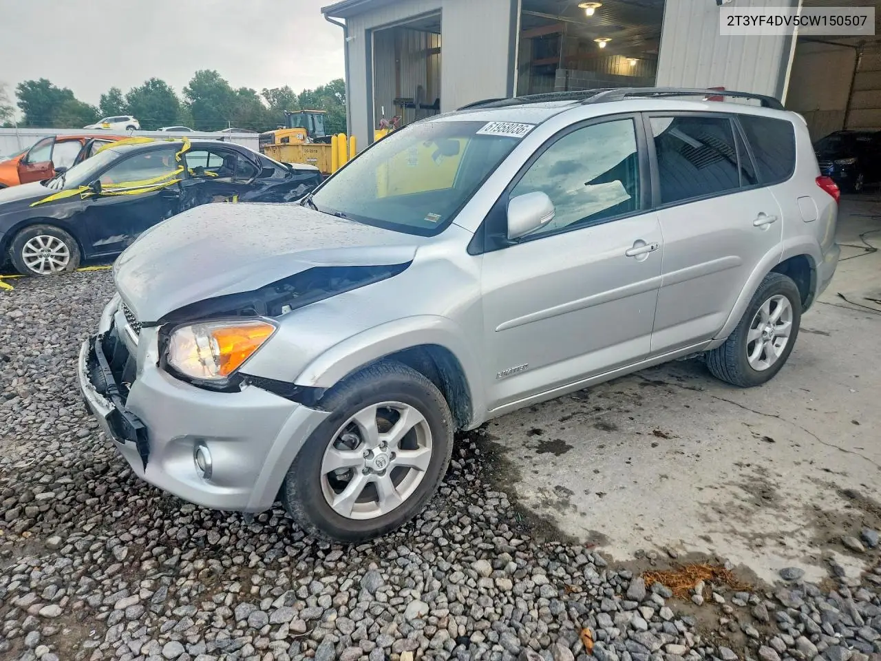 2012 Toyota Rav4 Limited VIN: 2T3YF4DV5CW150507 Lot: 61958036