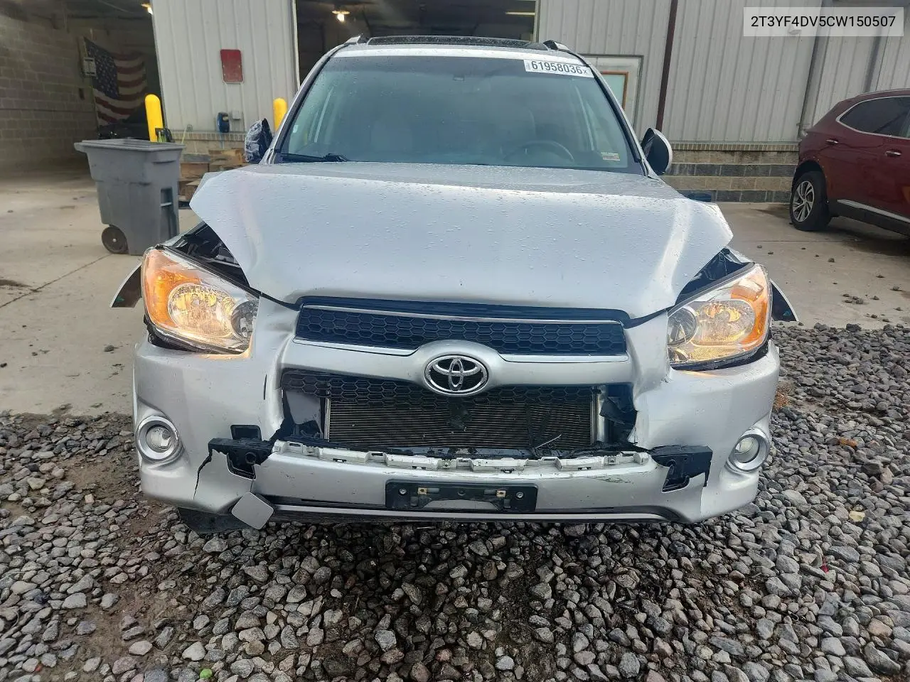 2012 Toyota Rav4 Limited VIN: 2T3YF4DV5CW150507 Lot: 61958036