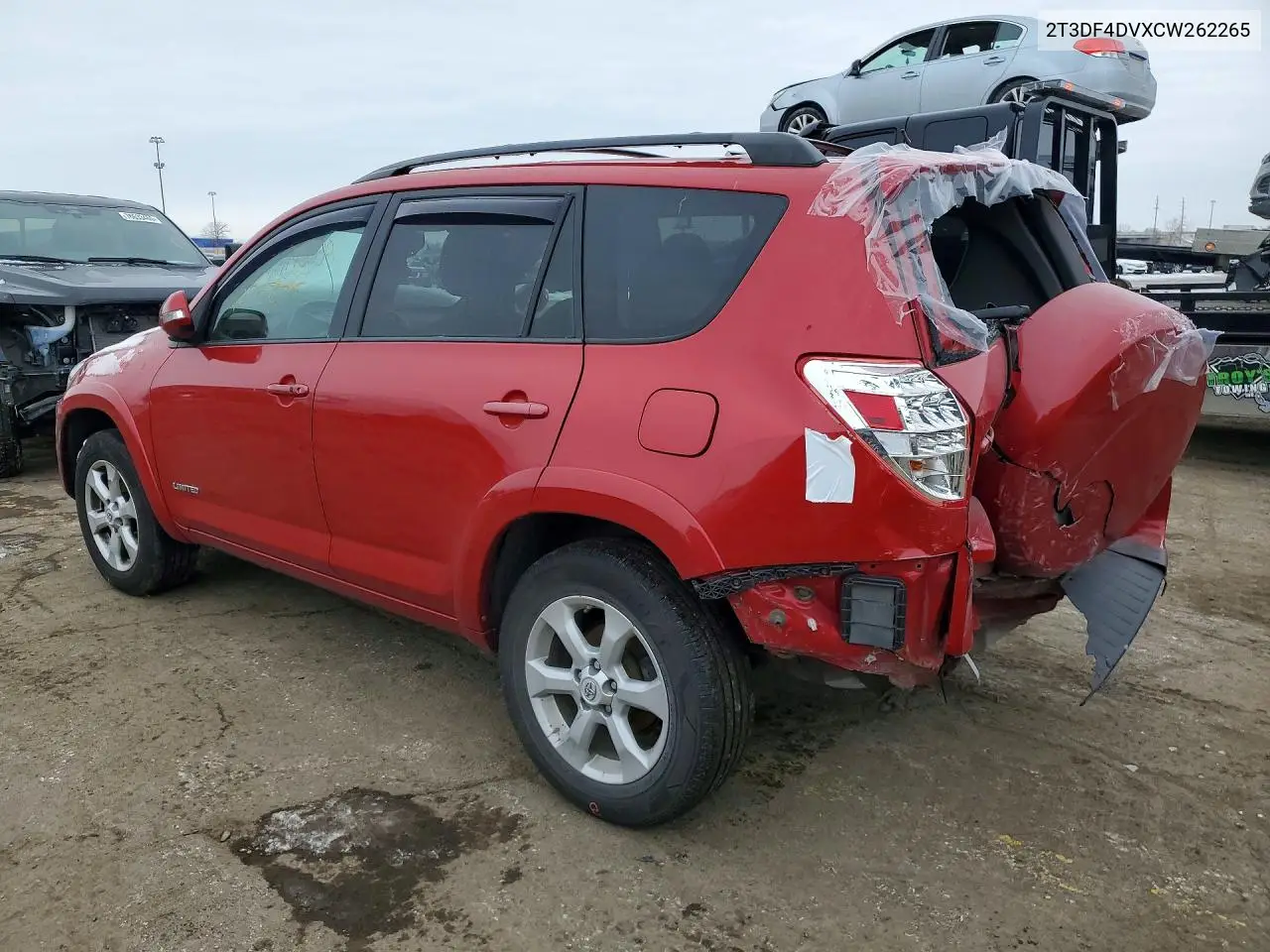 2T3DF4DVXCW262265 2012 Toyota Rav4 Limited