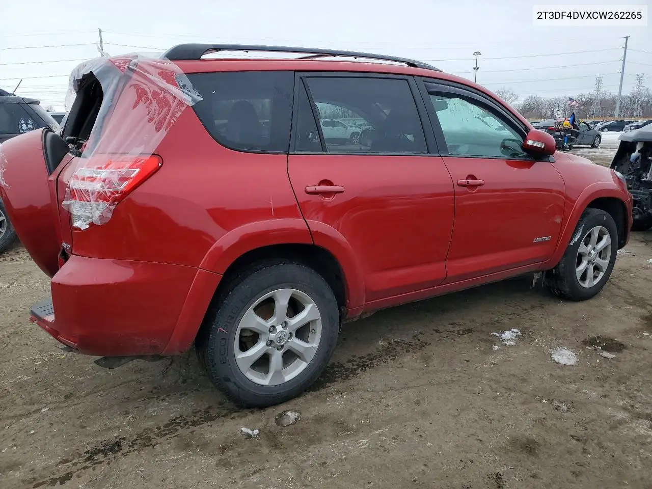 2T3DF4DVXCW262265 2012 Toyota Rav4 Limited