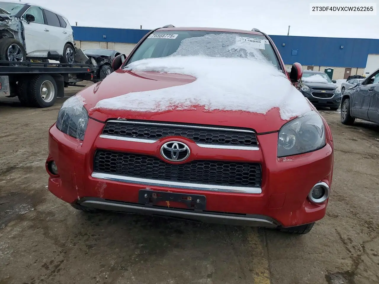 2T3DF4DVXCW262265 2012 Toyota Rav4 Limited