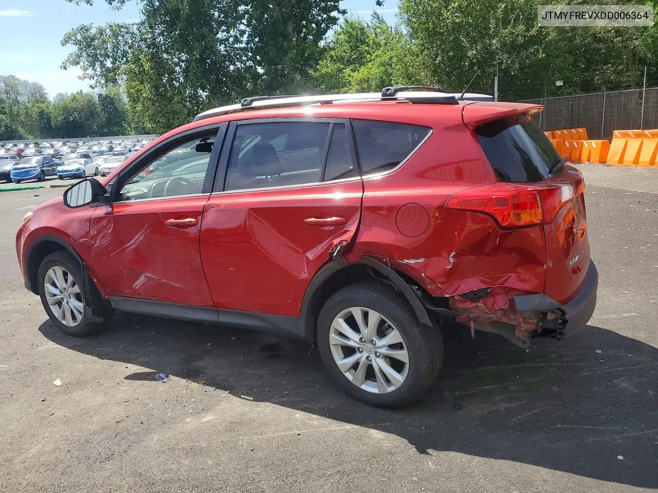2013 Toyota Rav4 Limited VIN: JTMYFREVXDD006364 Lot: 58767336