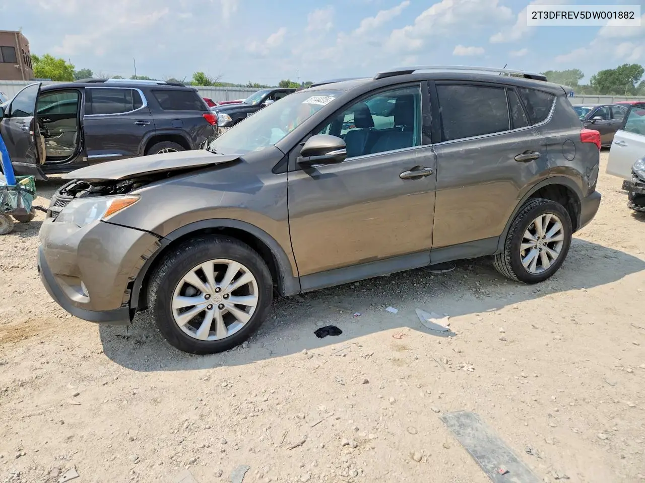 2013 Toyota Rav4 Limited VIN: 2T3DFREV5DW001882 Lot: 61144226